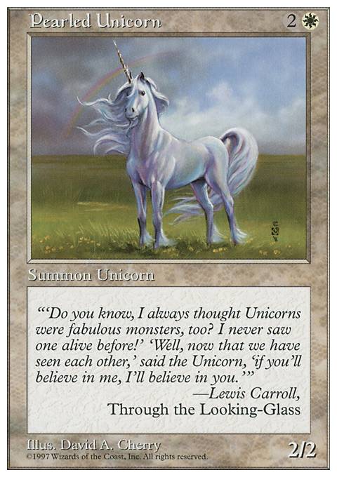 Featured card: Pearled Unicorn