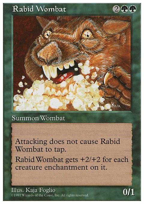 Rabid Wombat feature for Obscure Subtypes Deck