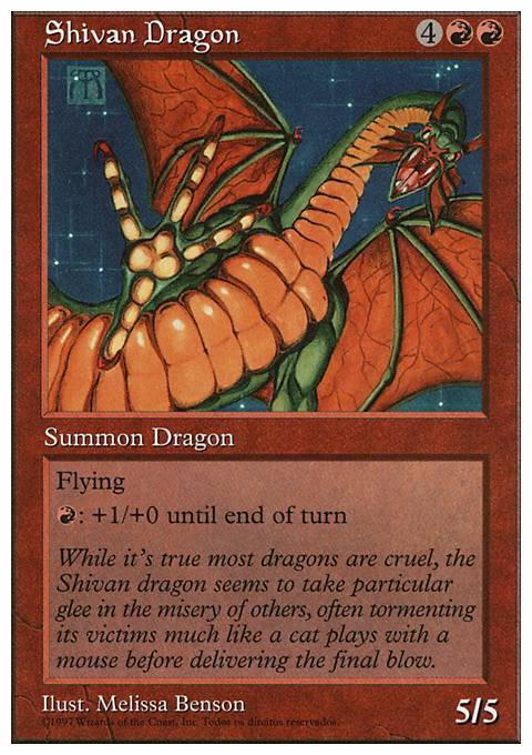 Featured card: Shivan Dragon