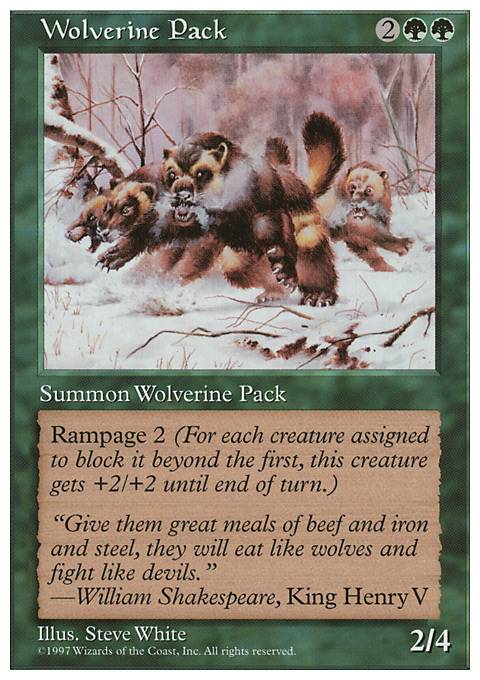 Featured card: Wolverine Pack