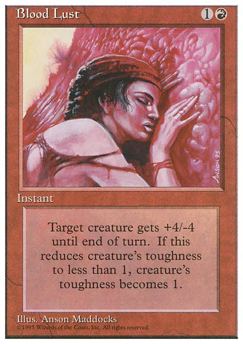 Featured card: Blood Lust