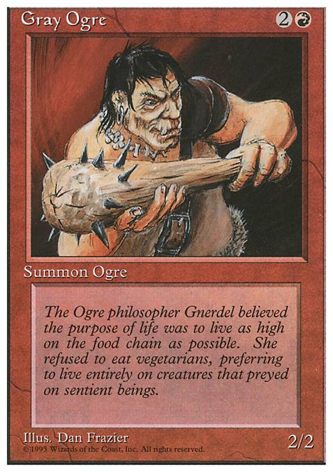 Featured card: Gray Ogre