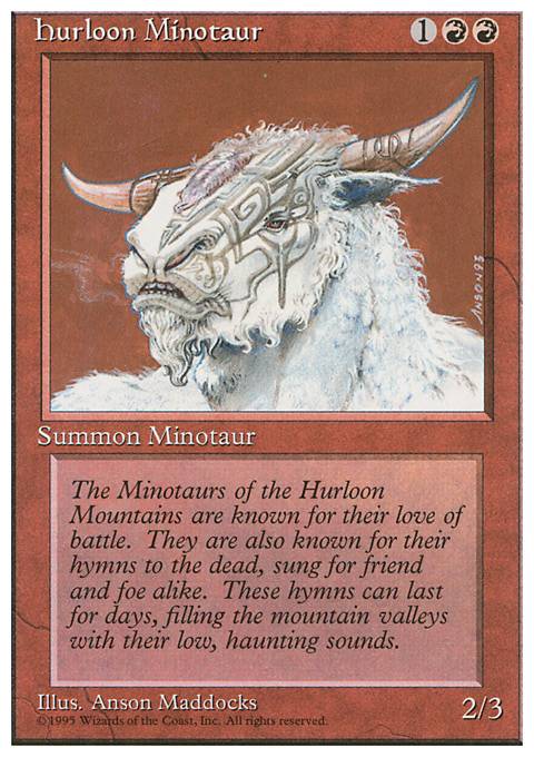 Featured card: Hurloon Minotaur