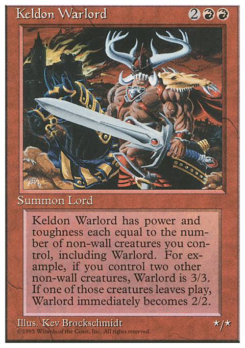 Featured card: Keldon Warlord