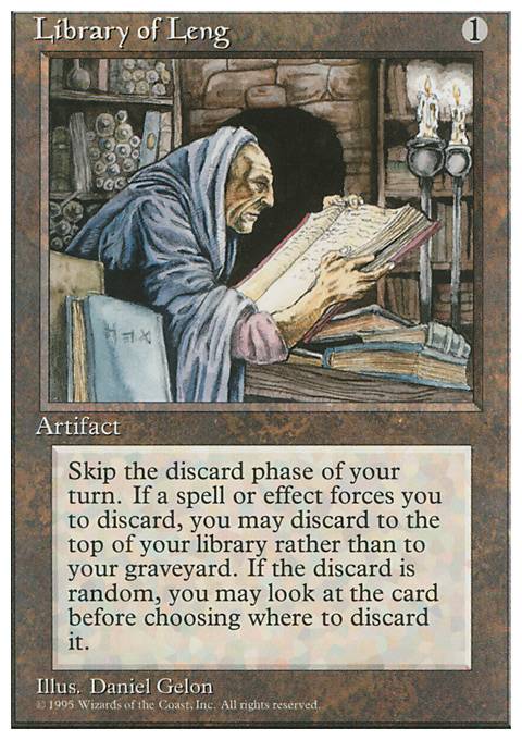 Featured card: Library of Leng