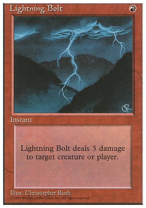 Lightning Bolt feature for Rakdos Control