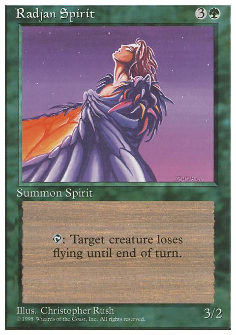 Featured card: Radjan Spirit