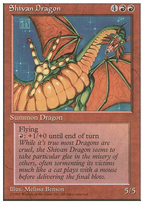 Featured card: Shivan Dragon