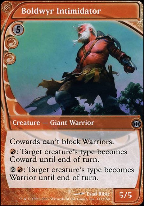 Commander: Boldwyr Intimidator