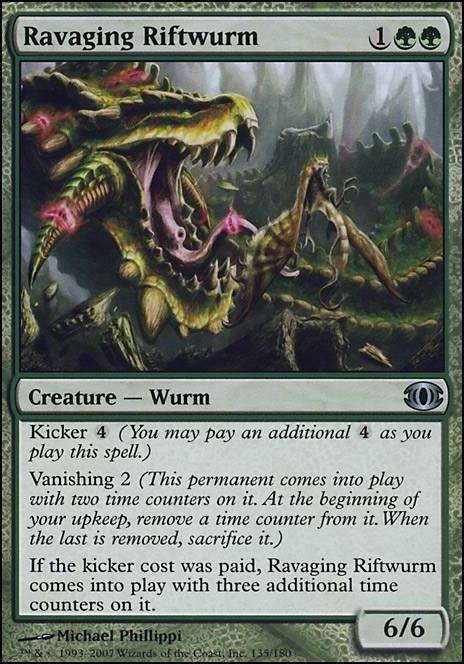 Featured card: Ravaging Riftwurm