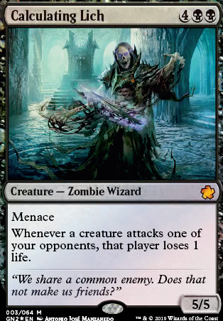 Featured card: Calculating Lich