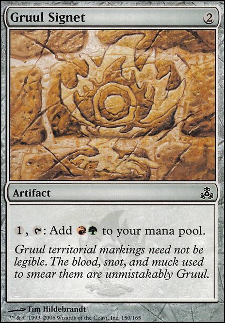 Gruul Signet feature for Gruul Crush Themed Deck ($13)