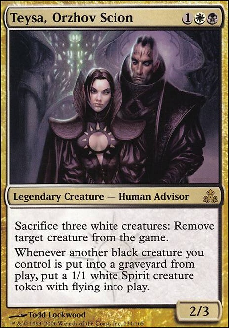 Teysa, Orzhov Scion feature for Teysa  and her Orzhov Syndicate