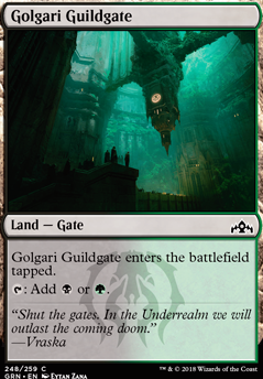Golgari Guildgate feature for Zombie Deck