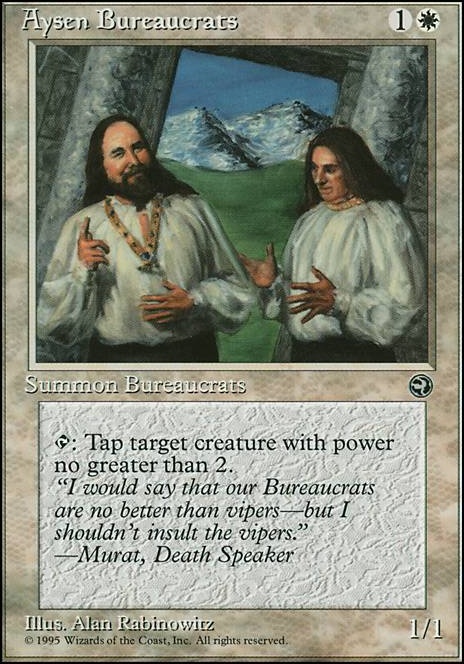 Featured card: Aysen Bureaucrats