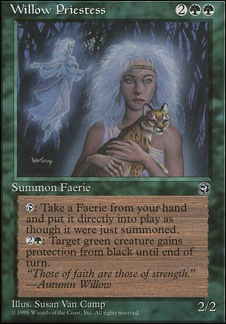 Willow Priestess feature for Free 93/94/95 Mono Green