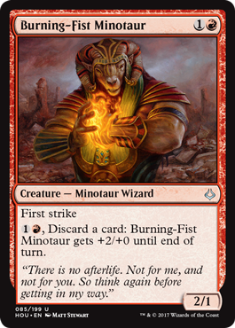Burning-Fist Minotaur feature for The madnetaur pezzent! (10/12 Euro/$)