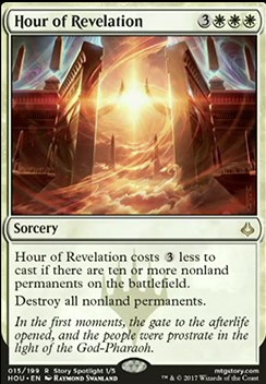 Hour of Revelation feature for Angel tribal EDH