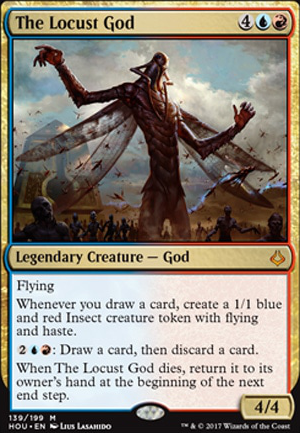The Locust God feature for God of the Skies (Flying Tribal)