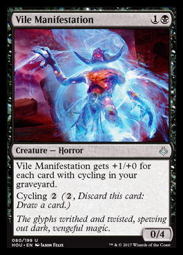 Vile Manifestation feature for 4 Color Cycling