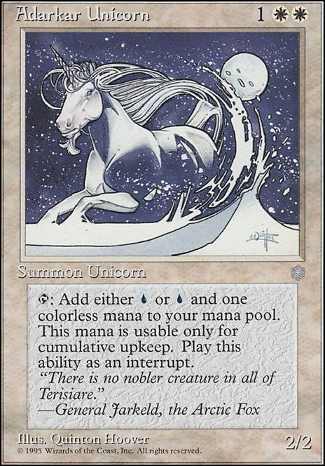 Featured card: Adarkar Unicorn