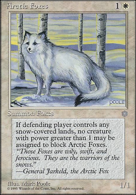 Arctic Foxes feature for Foxy Brown...or White.