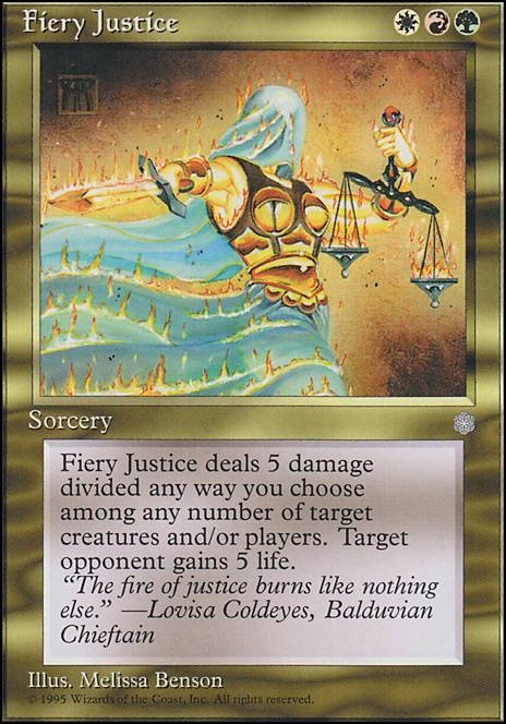 Featured card: Fiery Justice