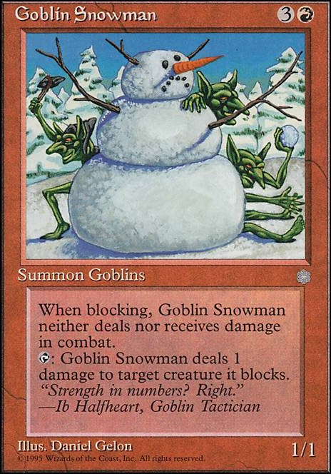 Featured card: Goblin Snowman