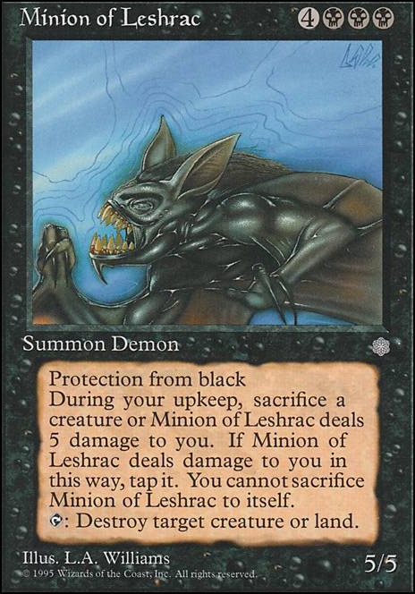 Featured card: Minion of Leshrac