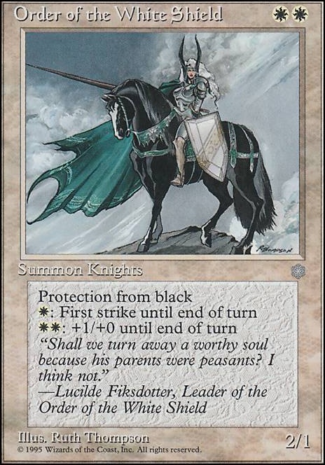 Featured card: Order of the White Shield