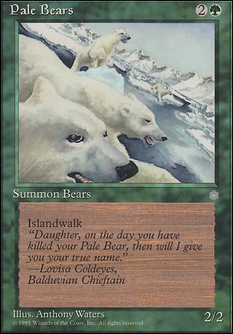 Featured card: Pale Bears