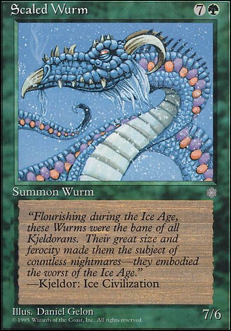 Featured card: Scaled Wurm