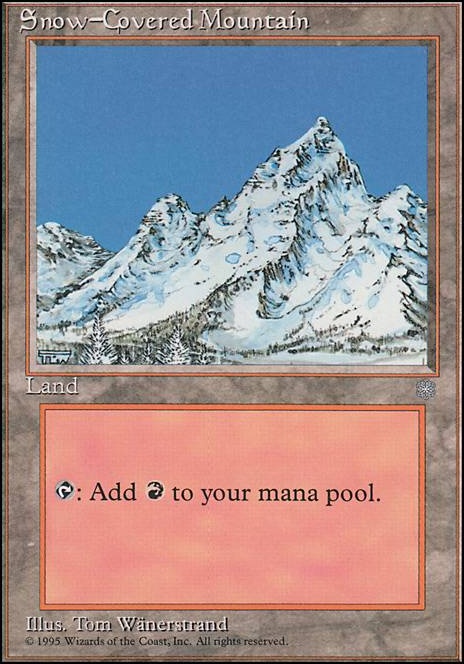 Featured card: Snow-Covered Mountain