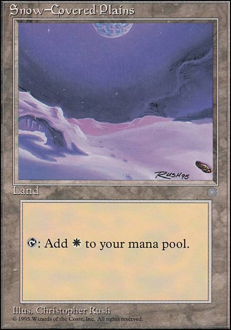 Featured card: Snow-Covered Plains