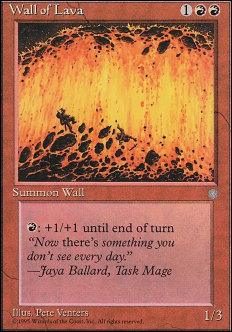 Featured card: Wall of Lava