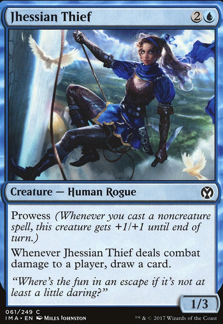 Jhessian Thief feature for Mono Blue* Prowess