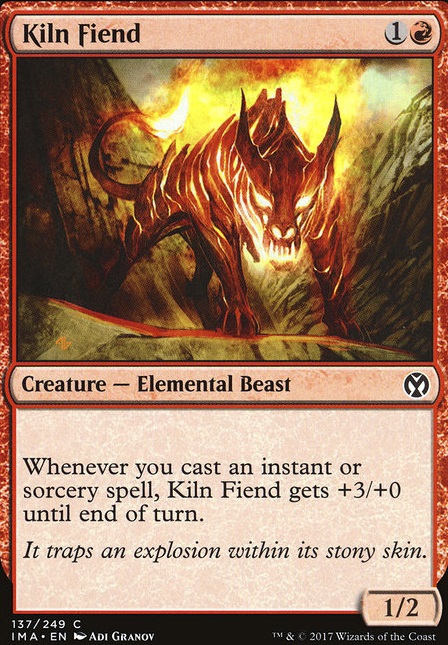 Kiln Fiend feature for Mono-Red Prowess