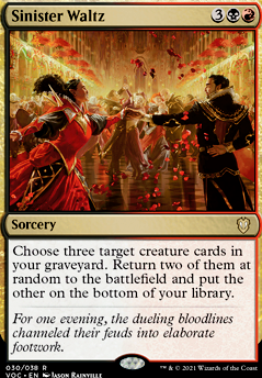 Sinister Waltz feature for Blood Token