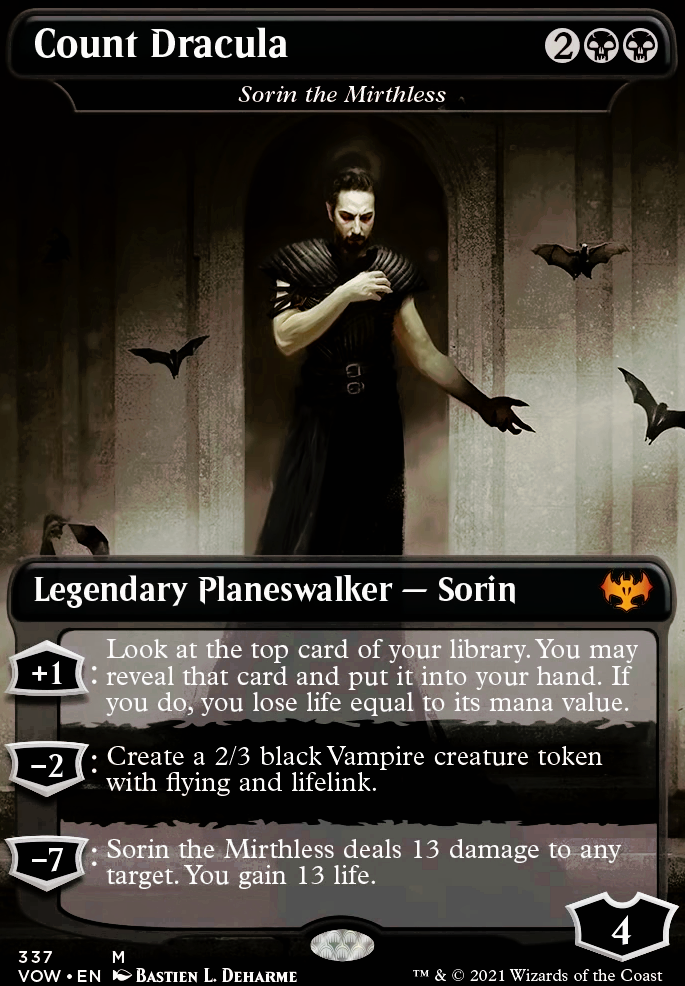 Sorin the Mirthless feature for The Angelic Vampire