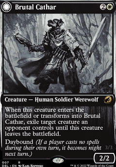 Brutal Cathar feature for Mono White TOURNAMENT DECK