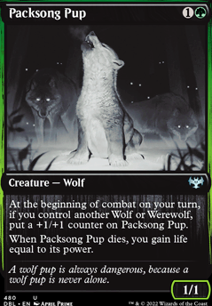 Packsong Pup feature for Werewolf Pack