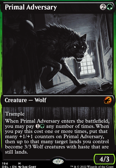 Featured card: Primal Adversary