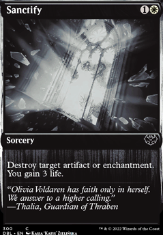 Featured card: Sanctify