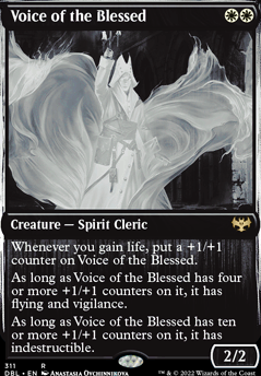Voice of the Blessed feature for Abzan Bazaar