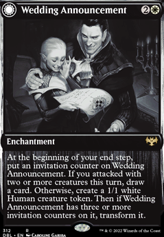 Wedding Announcement feature for Tokens in Modern?