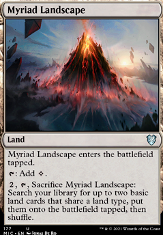 Myriad Landscape feature for The EDH Multiverse - A Model of the EDH Landscape