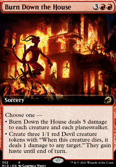 Featured card: Burn Down the House