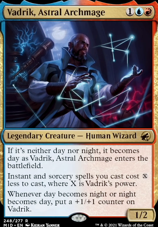 Vadrik, Astral Archmage feature for UR Wizards