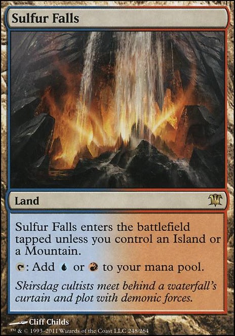 Sulfur Falls feature for Sarkhan Unbroken Oathbreaker