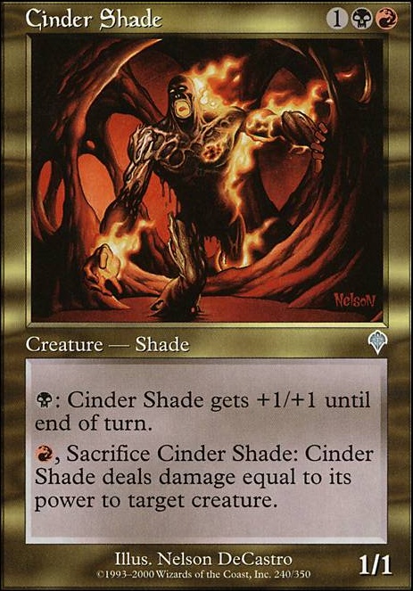 Cinder Shade feature for Retro Chaos Draft - Rakdos Slow Burn